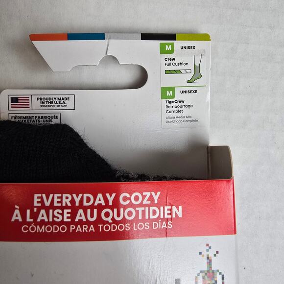 Smartwool Everyday Cozy Popcorn Cable Crew Socks Size M W7-9.5/M6-8.5 Natural - Picture 2 of 4